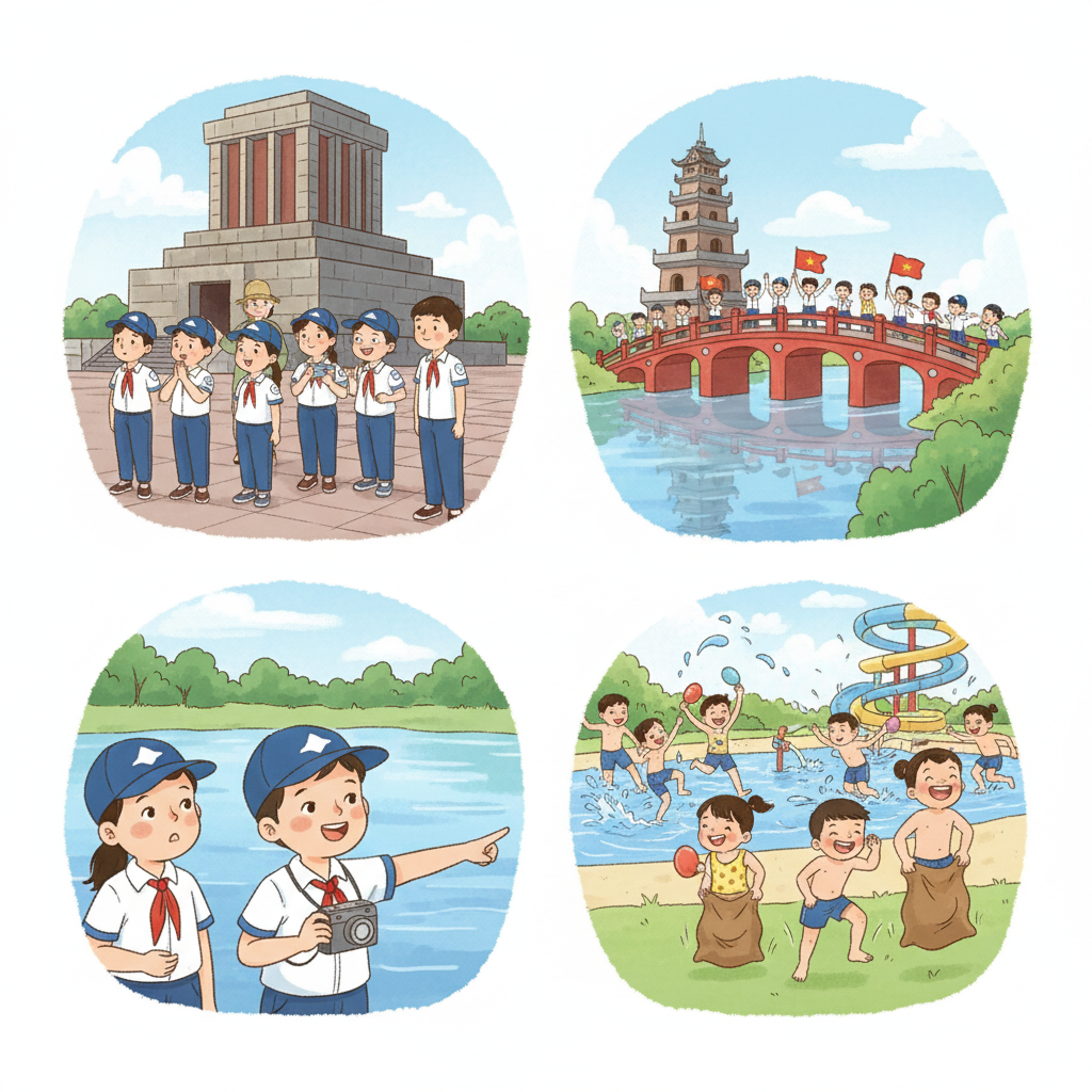 Đoạn văn kể về một hoạt động em đã được tham gia hoặc chứng kiến lớp 3