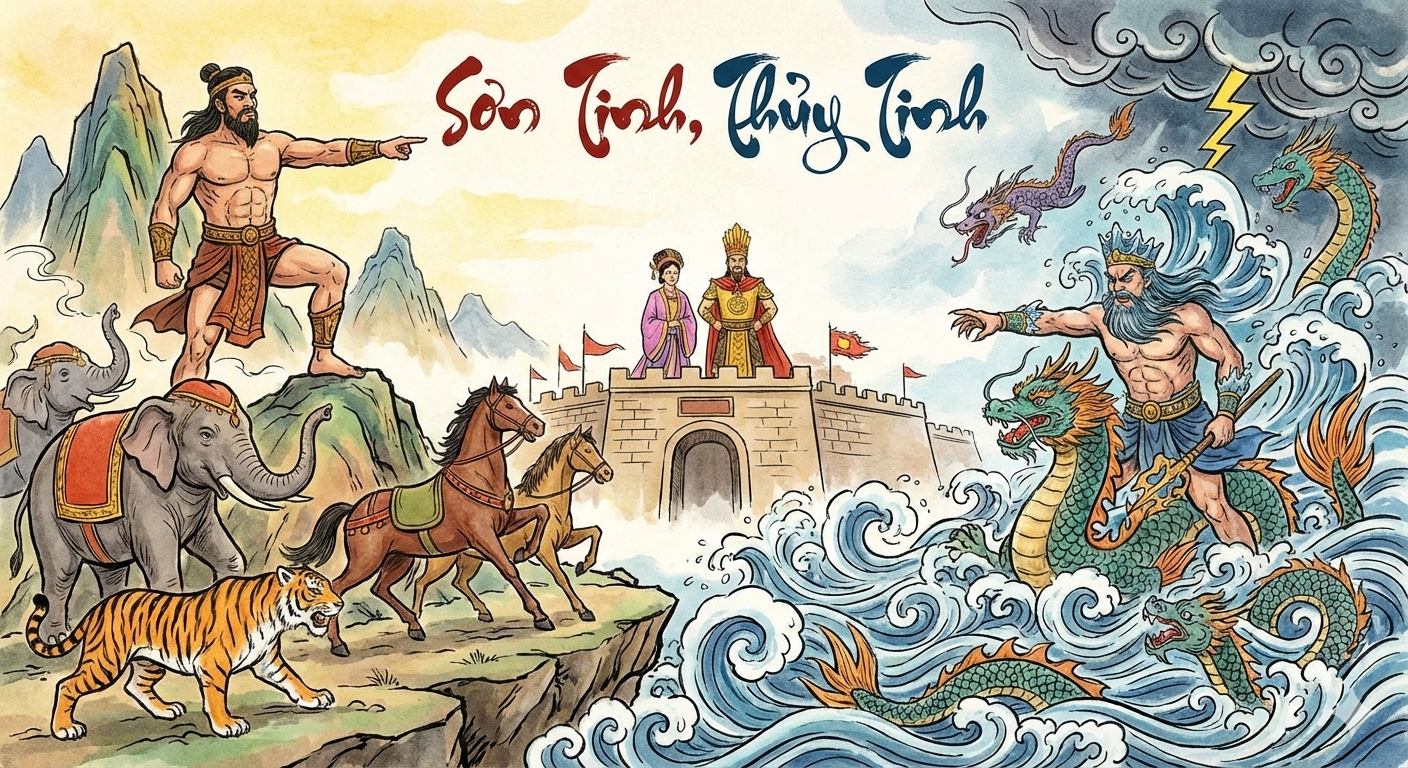 Bài văn kể lại một truyền thuyết hay truyện cổ tích lớp 6