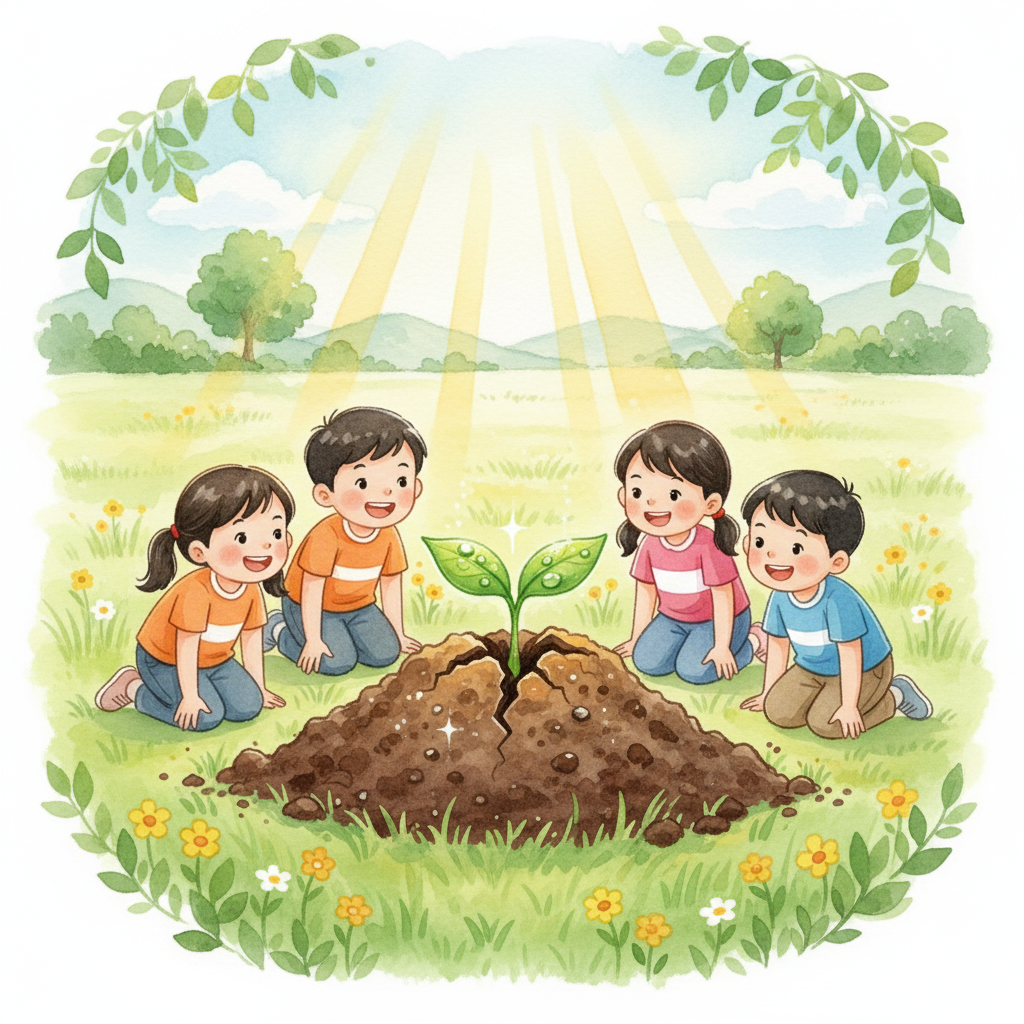 Đoạn văn thể hiện tình cảm, cảm xúc của em về bài thơ Tiếng hạt nảy mầm