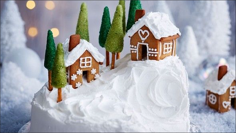 Cách trang trí bánh kem Noel cực kỳ đẹp mắt cho dịp Giáng sinh