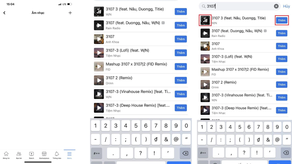 Cách thêm, xóa/bỏ ghim bài hát trên tiểu sử trang cá nhân Facebook