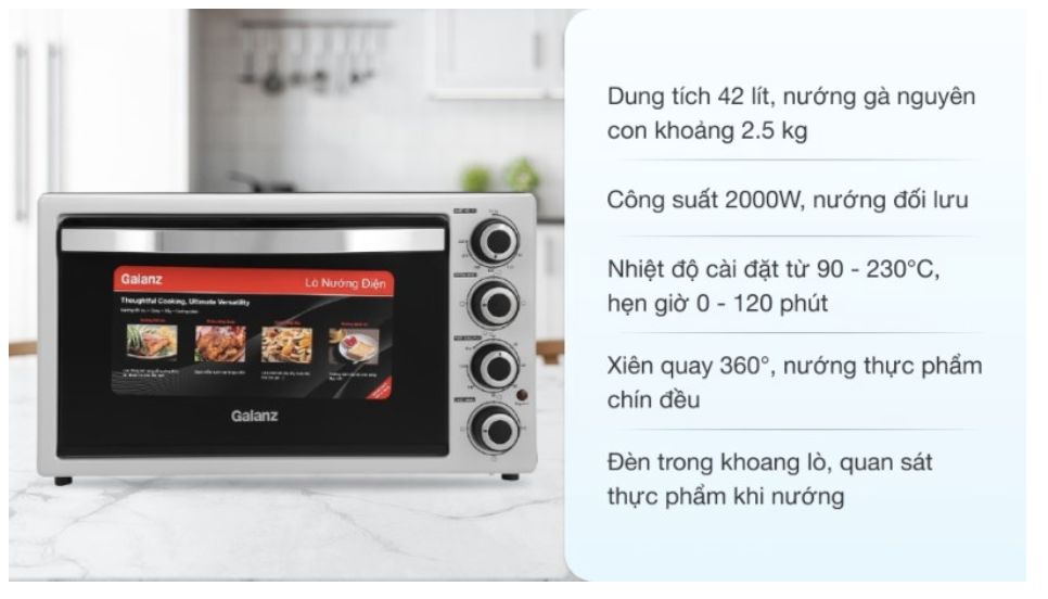 Top 5 thương hiệu lò nướng châu Âu bền đẹp cho gia đình