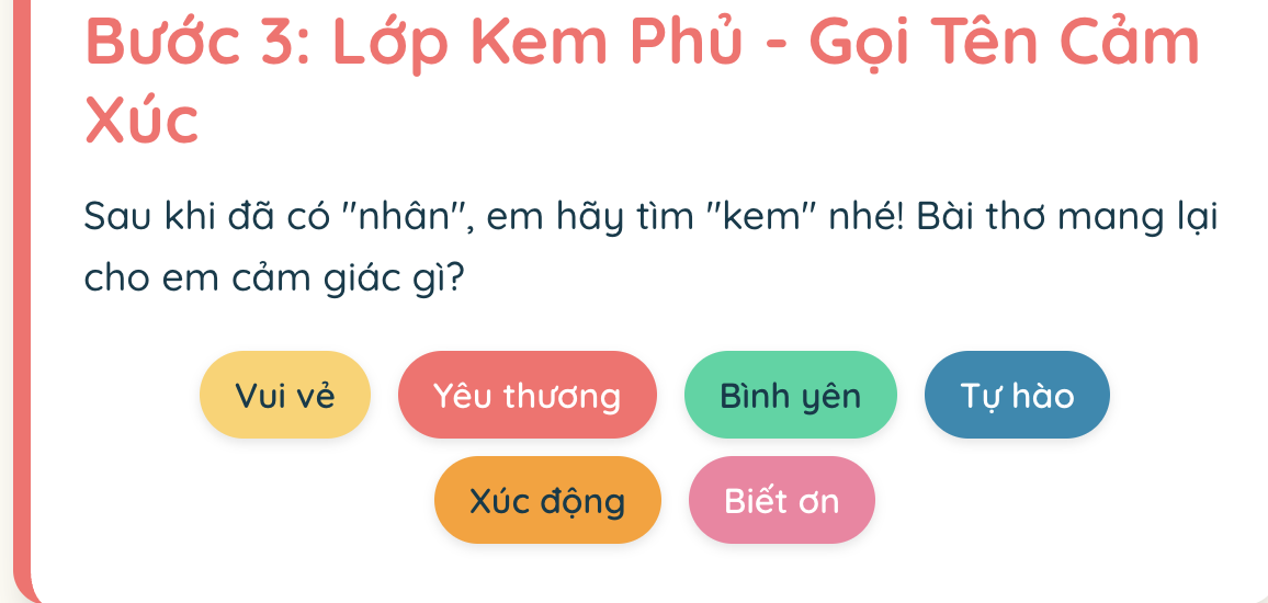 Viết đoạn văn thể hiện tình cảm cảm xúc về một bài thơ lớp 5