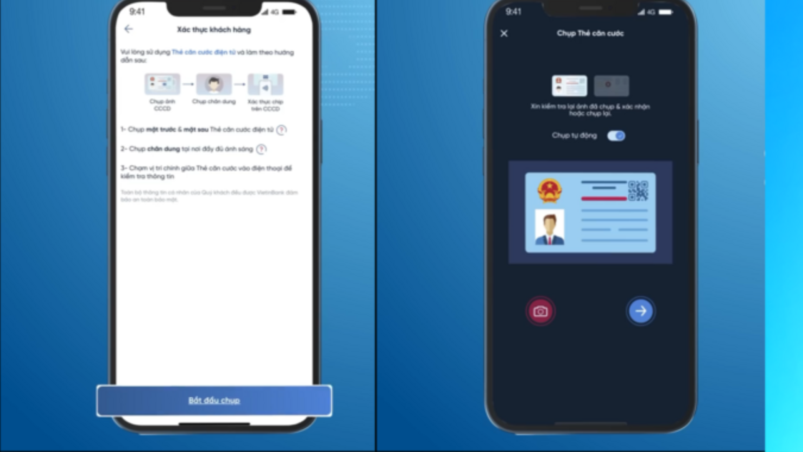 Cách xác thực sinh trắc học ngân hàng VietinBank chi tiết nhất?