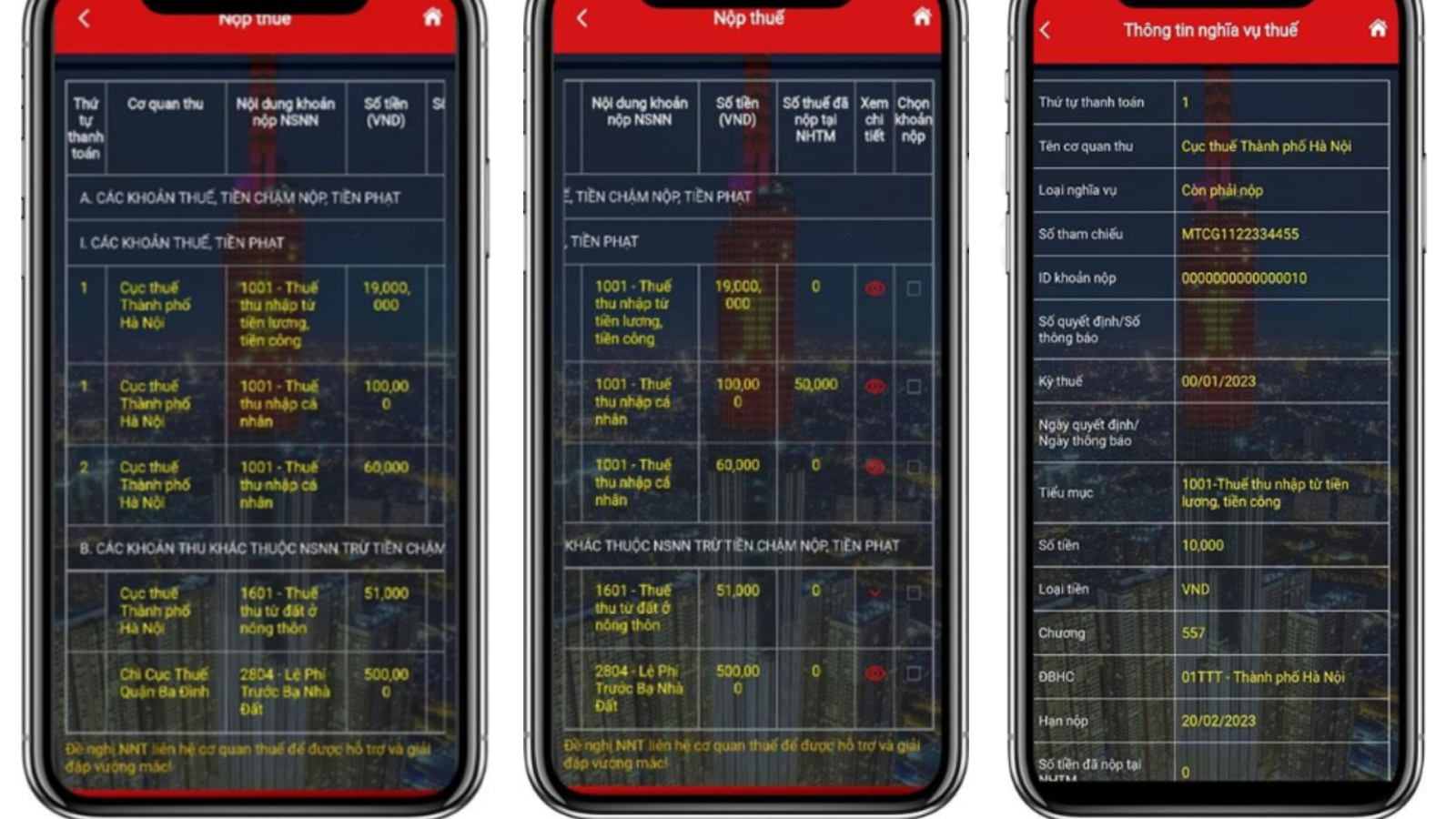 Hướng dẫn nộp thuế điện tử trên ứng dụng eTax Mobile