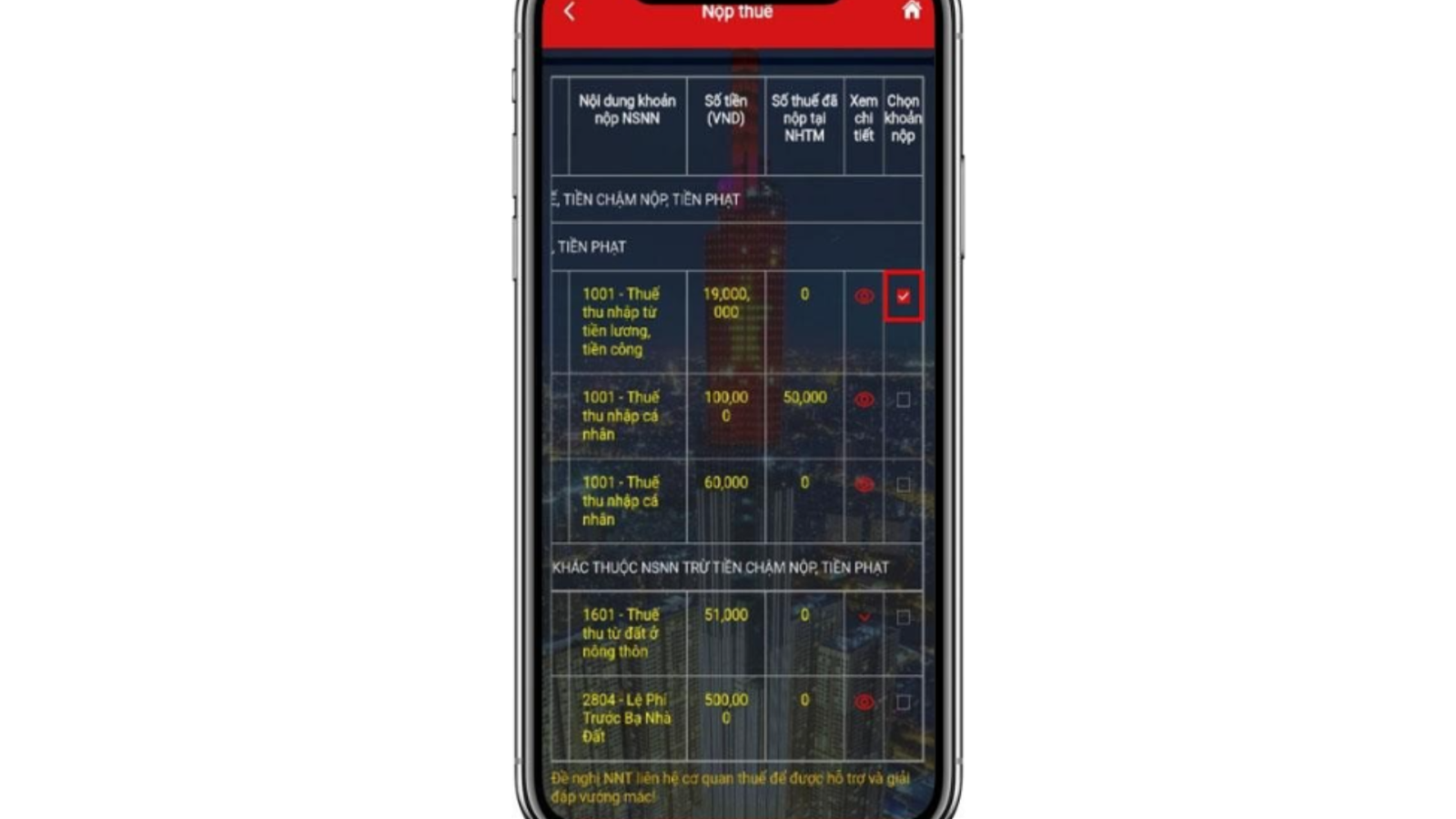 Hướng dẫn nộp thuế điện tử trên ứng dụng eTax Mobile