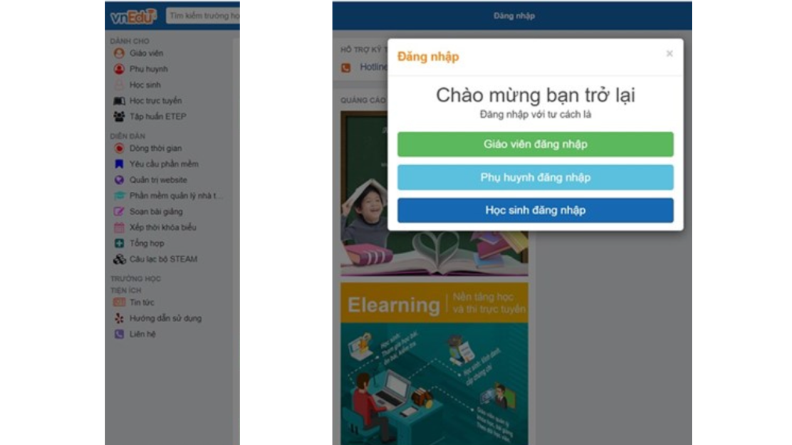 Hướng dẫn sử dụng sổ liên lạc điện tử vnEdu trực tuyến