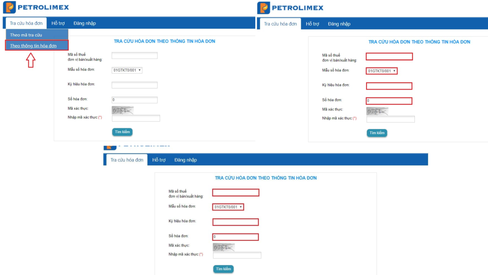 Thực hiện tra cứu hóa đơn petrolimex điện tử như thế nào ?