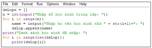Để tính tổng s của hai số 5 và 6, s thuộc kiểu dữ liệu?