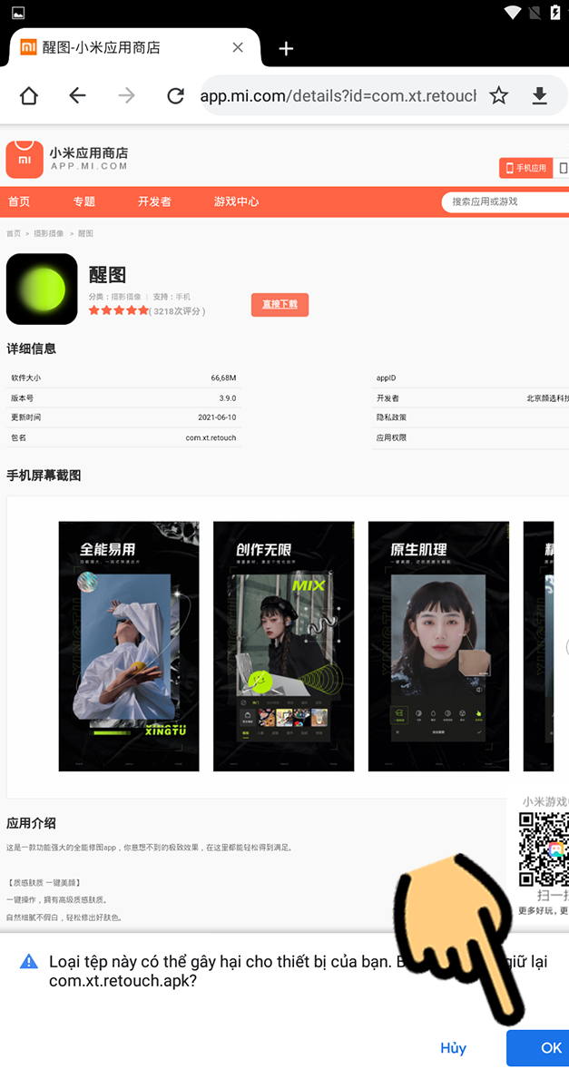 Cách tải và sử dụng Xingtu - App chỉnh ảnh Trung Quốc