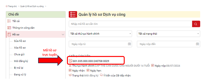 Thủ tục cấp thẻ căn cước cho trẻ em dưới 14 tuổi trực tuyến ra sao?