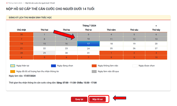 Cách làm căn cước công dân cho trẻ em dưới 14 tuổi online