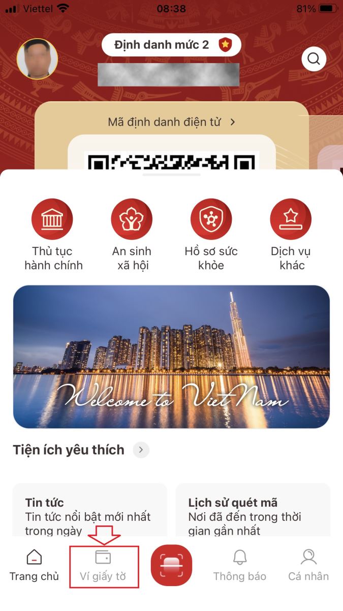 Cách tích hợp thẻ BHYT và giấy phép lái xe vào VNeID