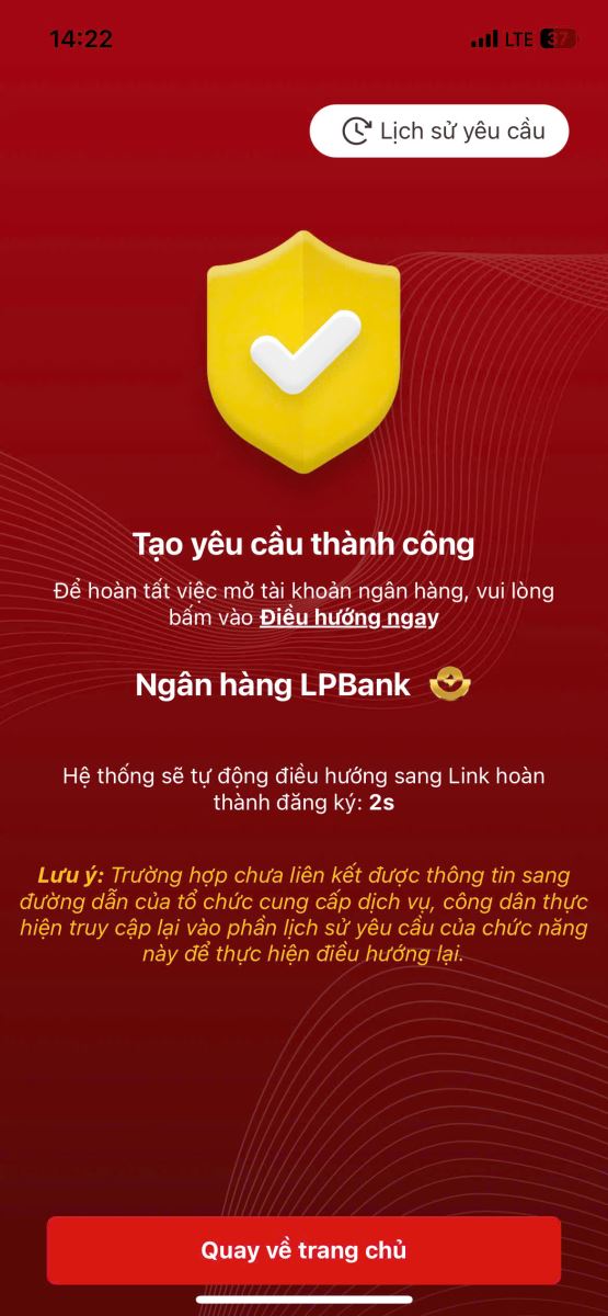 Cách mở tài khoản ngân hàng trên ứng dụng VNeID nhanh nhất