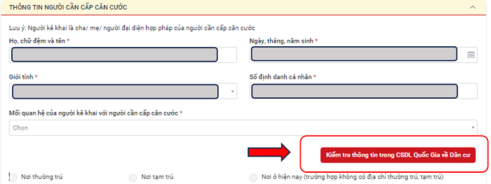 Thủ tục cấp thẻ căn cước cho trẻ em dưới 14 tuổi trực tuyến ra sao?