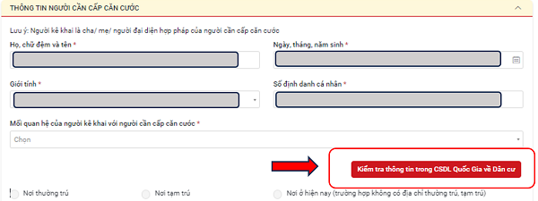 Cách làm căn cước công dân cho trẻ em dưới 14 tuổi online