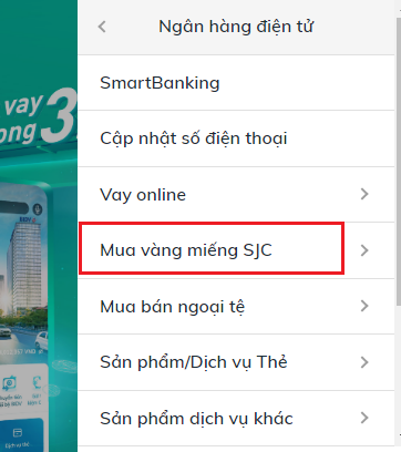 Cách mua vàng online ngân hàng Vietcombank, VietinBank, Agribank và BIDV