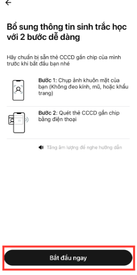 Quy định và hướng dẫn về cập nhật sinh trắc học ngân hàng ra sao?