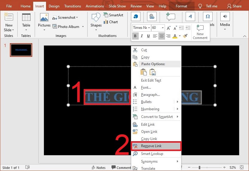 Cách bỏ dấu gạch chân đỏ trong PowerPoint đơn giản, nhanh nhất