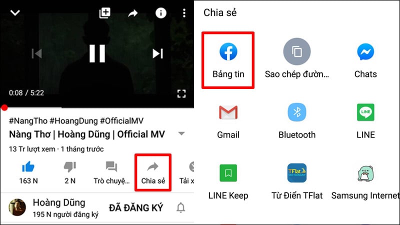 Cách chia sẻ, post video YouTube lên Facebook đơn giản, nhanh chóng