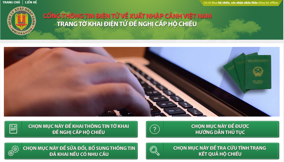 Thủ tục làm hộ chiếu phổ thông online nhanh nhất