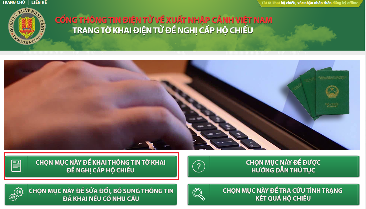 Thủ tục làm hộ chiếu phổ thông online nhanh nhất
