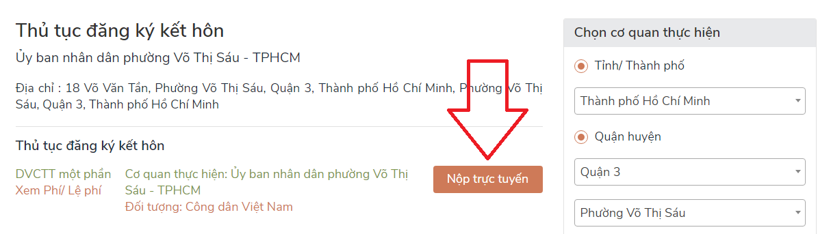 Thủ tục đăng ký kết hôn online TPHCM nhanh nhất
