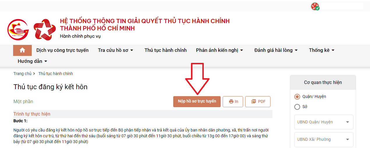 Thủ tục đăng ký kết hôn online TPHCM nhanh nhất