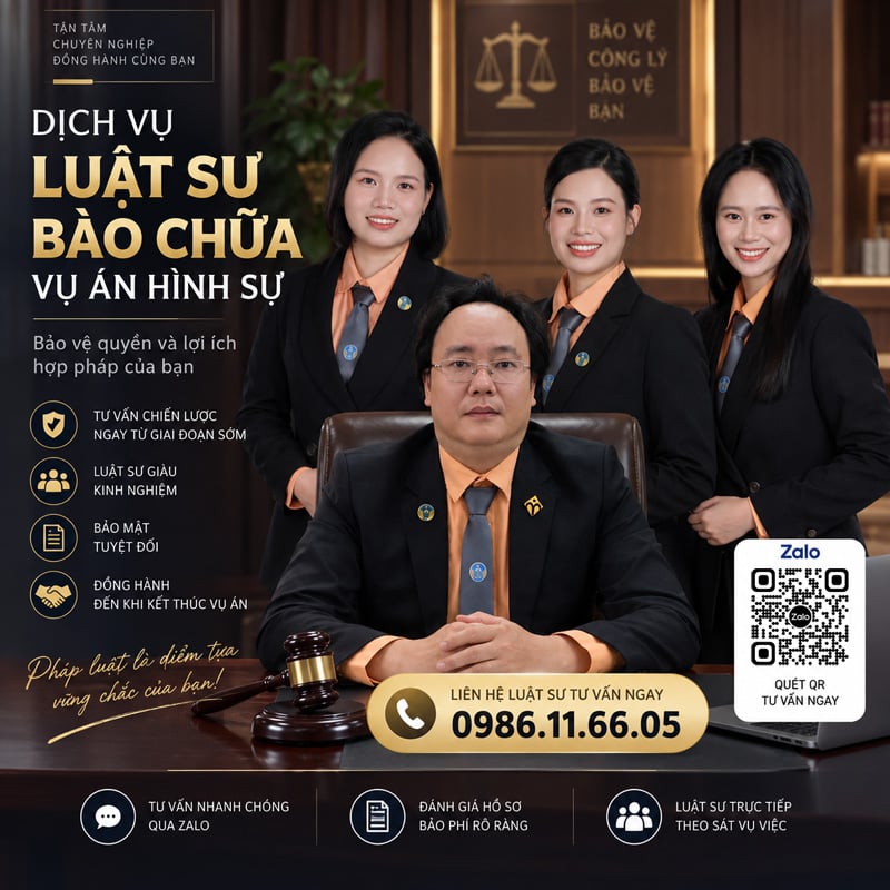 Dịch vụ luật sư bào chữa vụ án hình sự Luật Minh Khuê