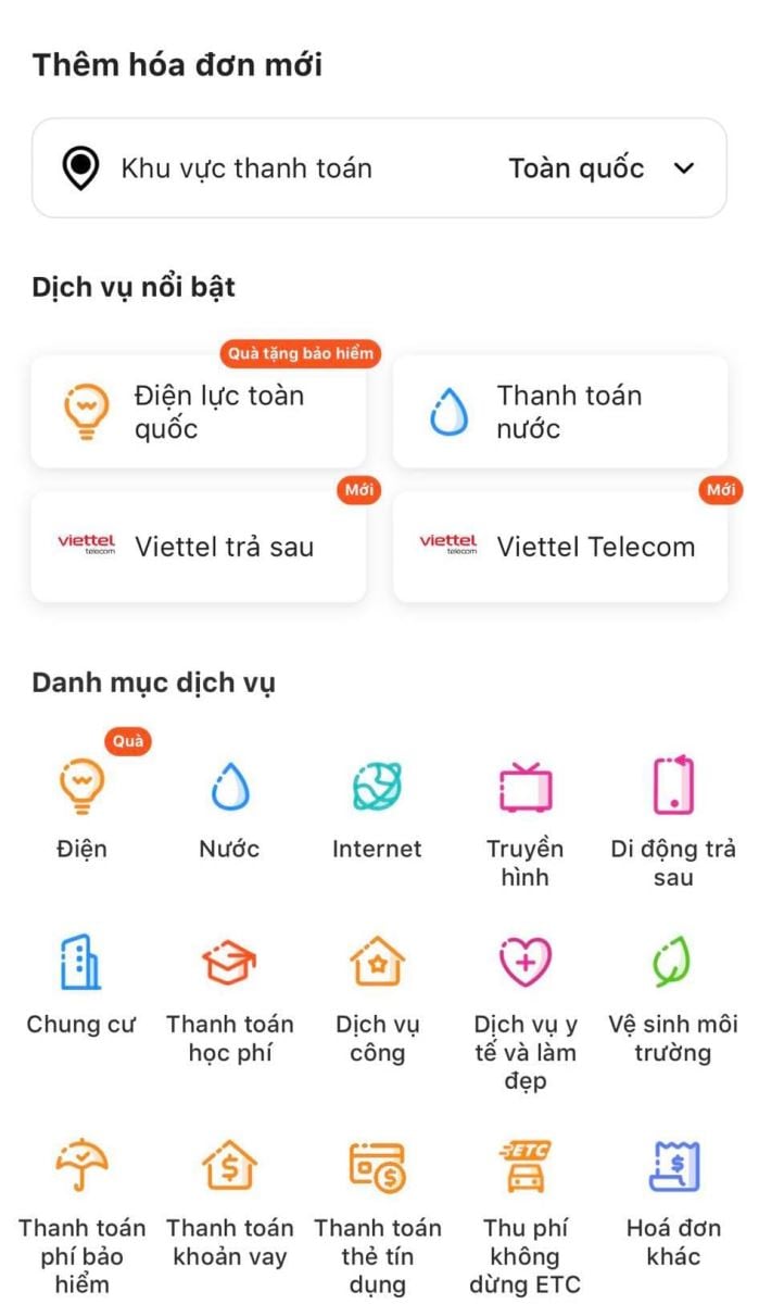 Cách tra cứu tiền điện theo mã khách hàng tại app MoMo