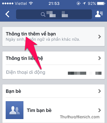 Thay đổi tình trạng mối quan hệ trên trang cá nhân Facebook đơn giản