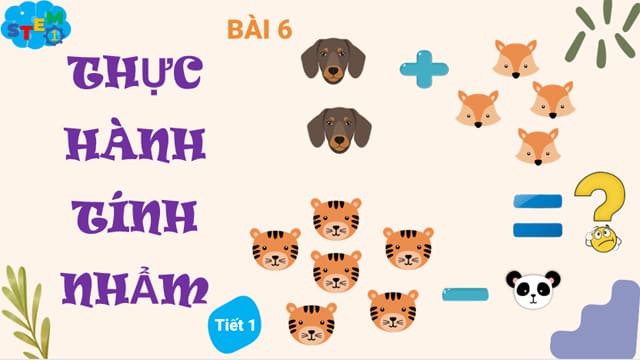 Giáo án STEM lớp 1 (Word, Powerpoint) cập nhật mới nhất