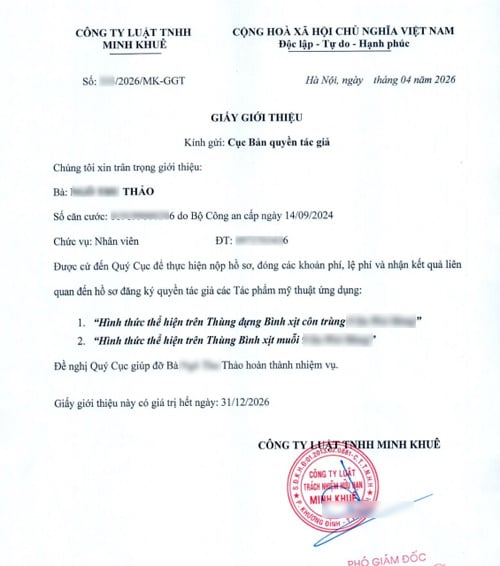 Mẫu giấy giới thiệu