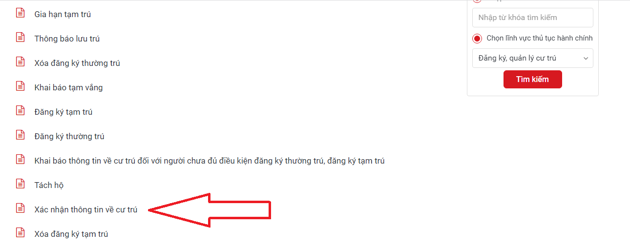 Hướng dẫn đăng ký xác nhận cư trú online dùng thay sổ hộ khẩu