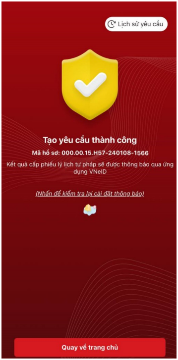 Hướng dẫn cấp phiếu lý lịch tư pháp qua Vneid nhanh gọn