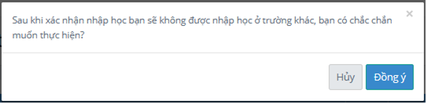 Hướng dẫn xác nhận nhập học đại học trực tuyến 2024