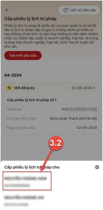 Hướng dẫn cấp phiếu lý lịch tư pháp qua Vneid nhanh gọn