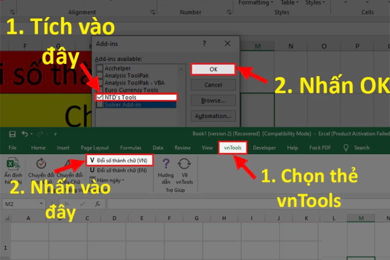 Đổi số thành chữ trong Excel như thế nào?