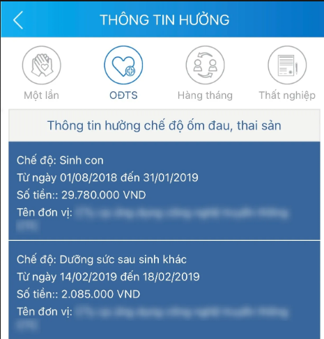 Cách tra cứu thông tin hưởng chế độ ốm đau, thai sản trên VssID?