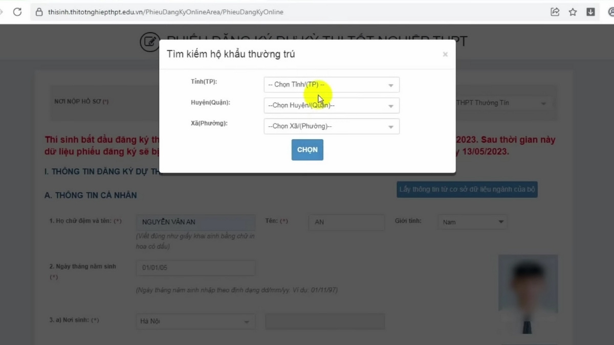 Cách đăng ký thi tốt nghiệp THPT trực tuyến năm 2024 chi tiết
