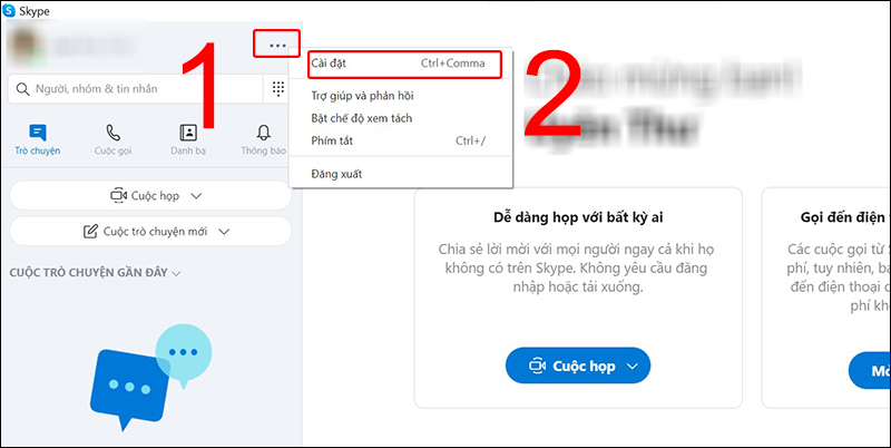 Hướng dẫn bật/tắt thông báo, ẩn/hiện nhóm chat Skype đơn giản nhất