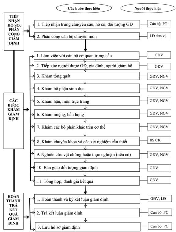 Quy trình giám định pháp y với trẻ em bị xâm hại tình dục