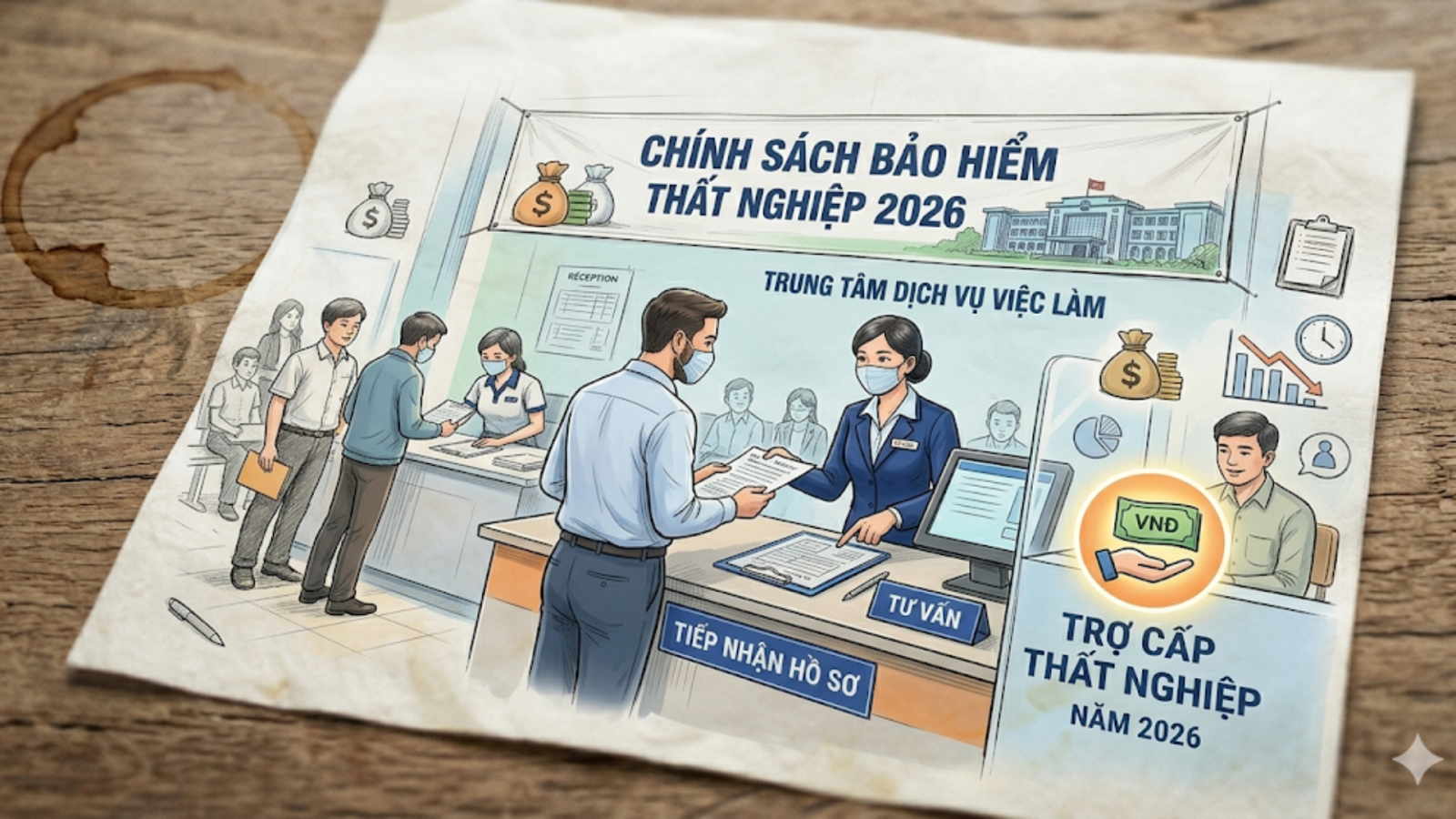 Điều kiện hưởng mức trợ cấp thất nghiệp tối đa 18,5 triệu đồng/tháng năm 2026