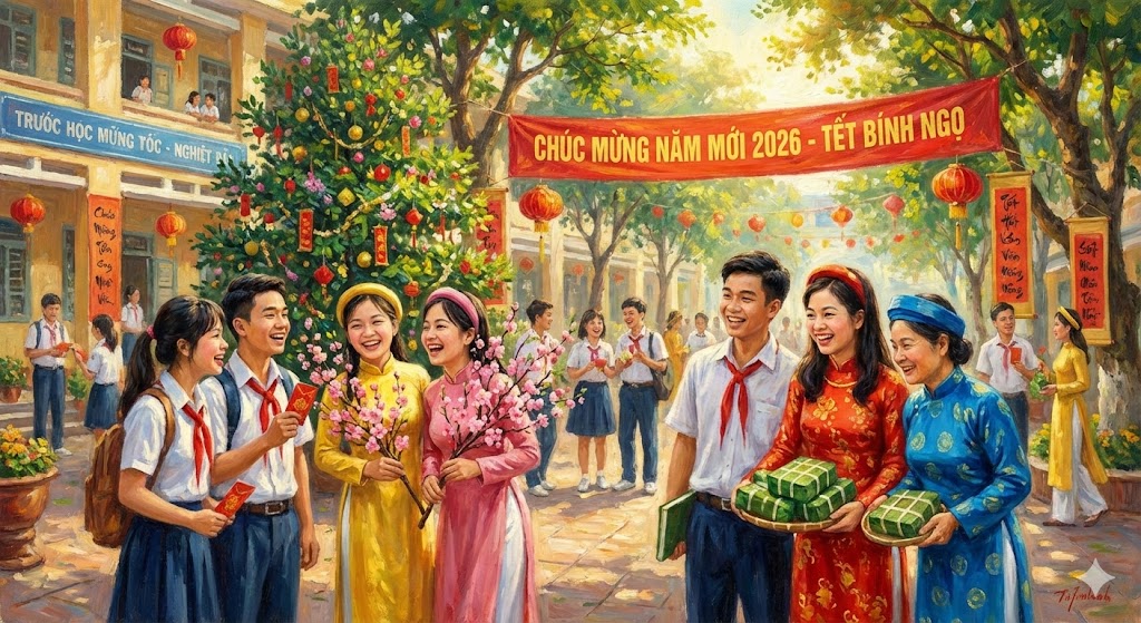 Lịch nghỉ tết âm lịch học sinh trên toàn quốc