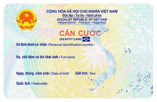 Mẫu thẻ căn cước của trẻ em dưới 6 tuổi từ 01/7/2024 như thế nào?