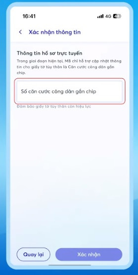 Cách xác thực sinh trắc học ngân hàng MBBank đầy đủ, chi tiết nhất