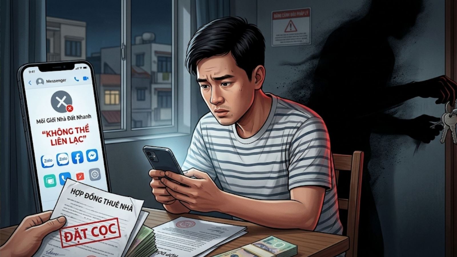 Môi giới nhà đất "bùng" tiền cọc thuê nhà đầu năm: Quy trình làm đơn tố cáo lừa đảo