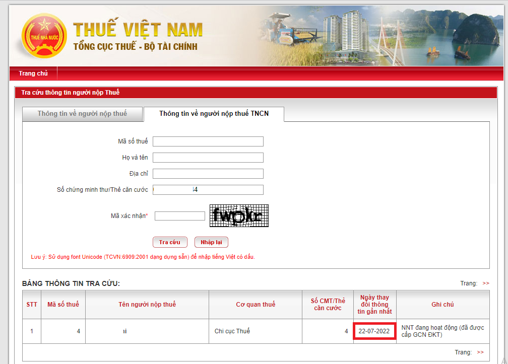 Hướng dẫn cách tra cứu ngày cấp mã số thuế cá nhân đơn giản nhất