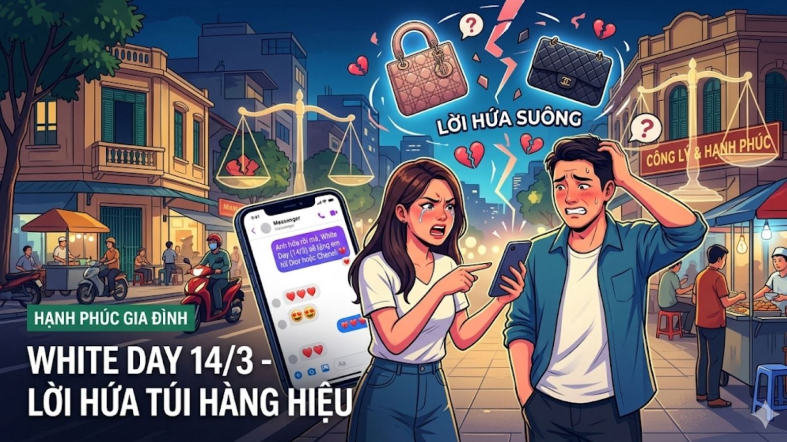Hứa mua túi Dior, Chanel hàng hiệu tặng 14/3 nhưng "quỵt": Người yêu có quyền khởi kiện ép thực hiện lời hứa?