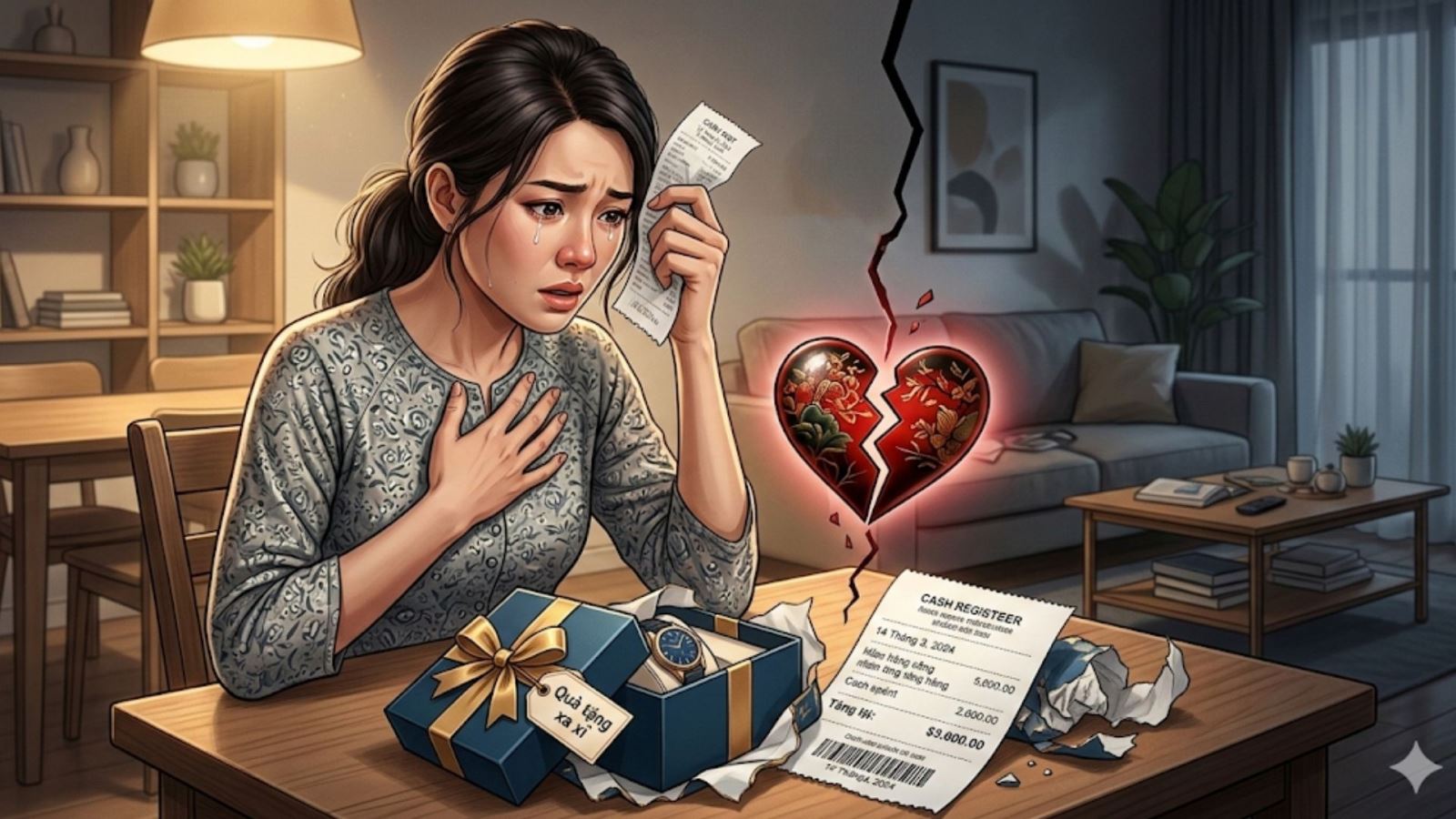 Chồng lấy tiền chung mua quà đắt tiền tặng bồ nhí dịp 14/3 có đòi lại được không?